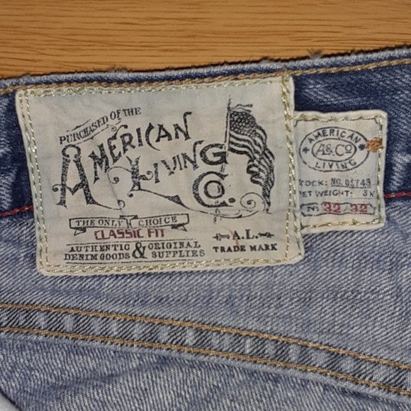 Vintage 1997 * American Living * Blue * Sz 6 * 32x30 * EUC * High Rise Jeans - Picture 8 of 13